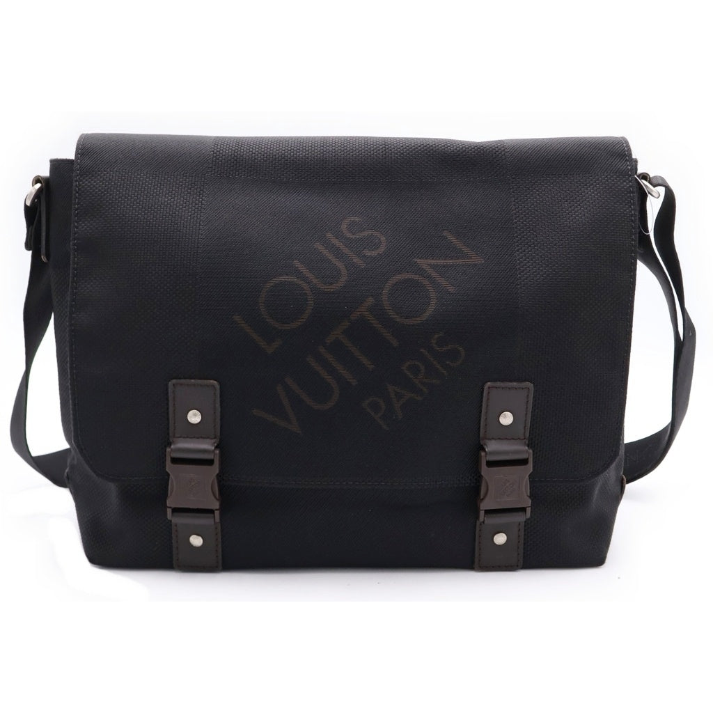 LOUIS VUITTON(ルイヴィトン) ダミエジェアン ルー ショルダーバッグ ブラック ノワール M93079 シルバー金具 レディース