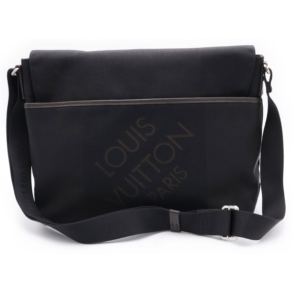 LOUIS VUITTON(ルイヴィトン) ダミエジェアン ルー ショルダーバッグ ブラック ノワール M93079 シルバー金具 レディース