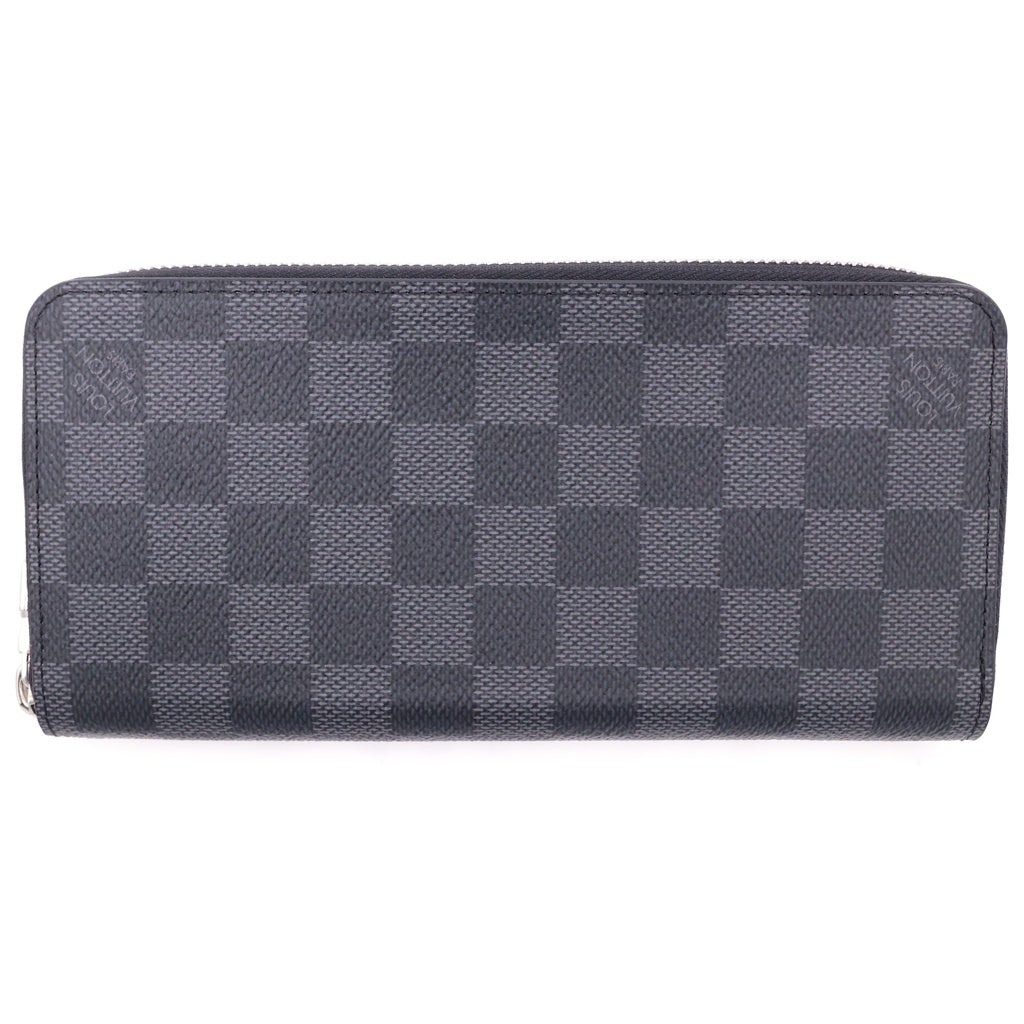 LOUIS VUITTON(ルイヴィトン) ダミエ グラフィット ジッピーウォレット ヴェルティカル ラウンドファスナー 長財布 N63095 ブラック