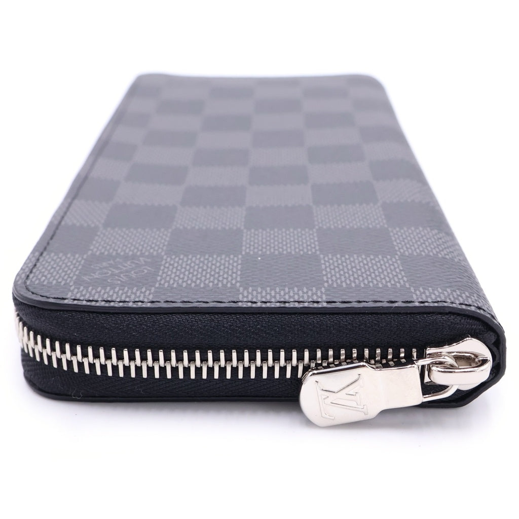 LOUIS VUITTON(ルイヴィトン) ダミエ グラフィット ジッピーウォレット ヴェルティカル ラウンドファスナー 長財布 N63095 ブラック
