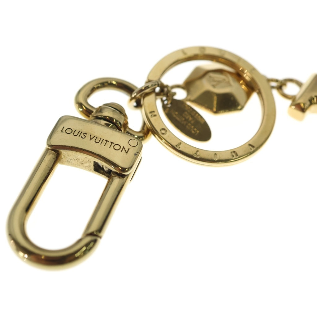 LOUIS VUITTON(ルイヴィトン) ポルトクレ LVファセットチャーム ゴールド GP M65216 キーリング キーホルダー レディース
