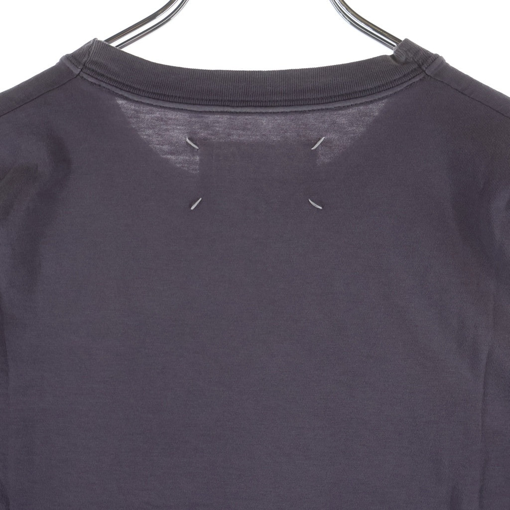 Maison Margiela(メゾンマルジェラ) 24SS リバースロゴ刺繍 クルーネック 半袖 Tシャツ カットソー パープル S51GC0526 S20079 レディース