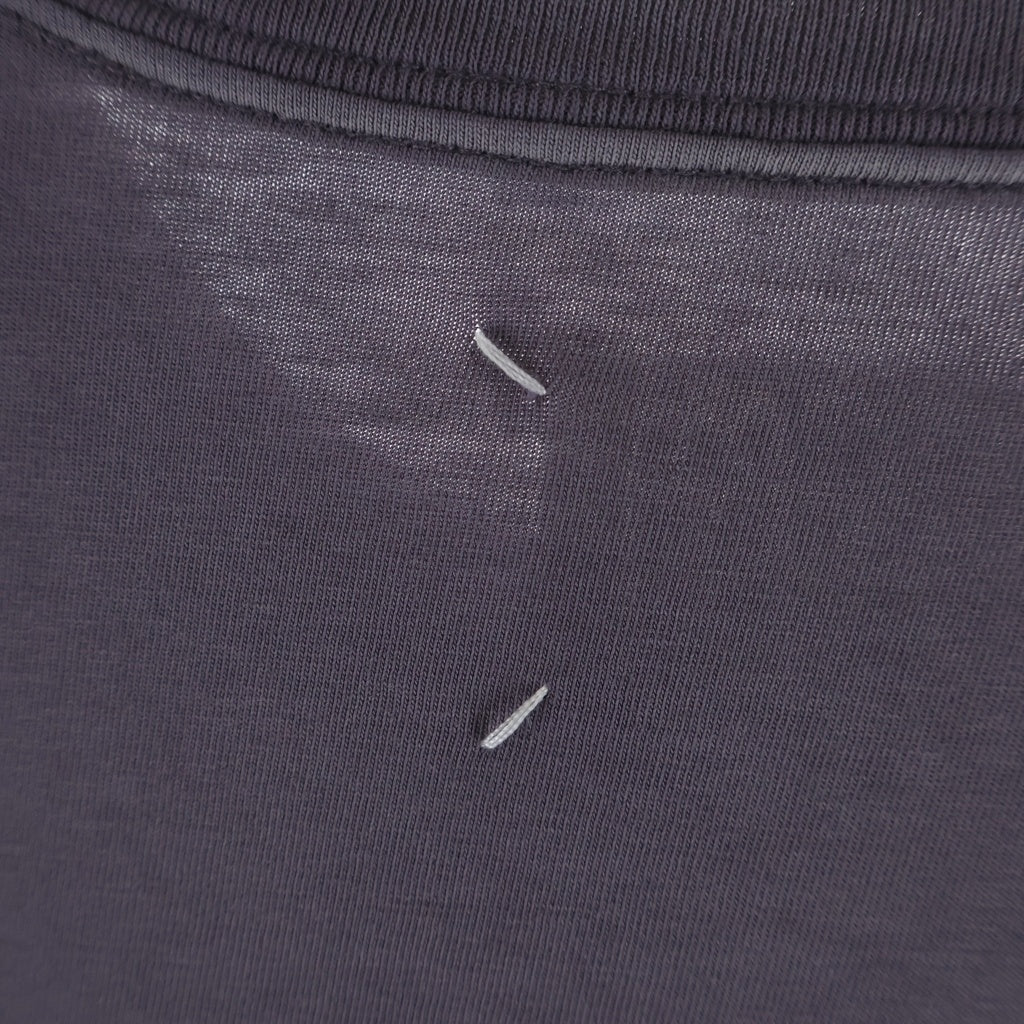 Maison Margiela(メゾンマルジェラ) 24SS リバースロゴ刺繍 クルーネック 半袖 Tシャツ カットソー パープル S51GC0526 S20079 レディース