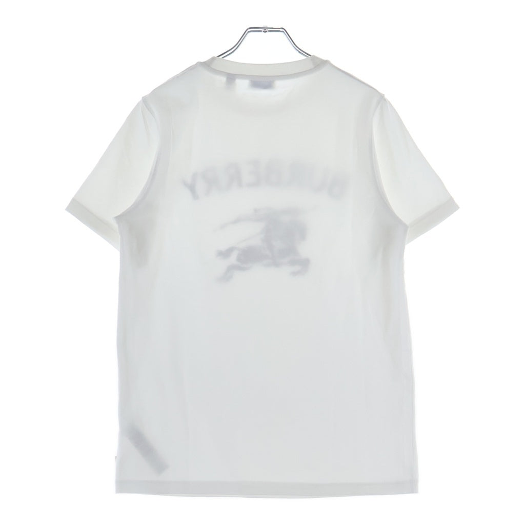 BURBERRY(バーバリー) フロントロゴプリント クルーネック 半袖Tシャツ カットソー ホワイト 8117319 レディース