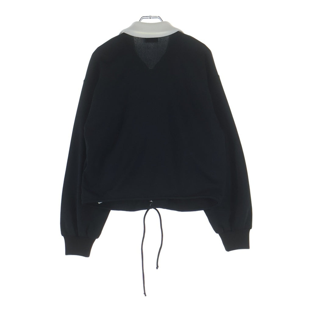 CELINE(セリーヌ) トラックスーツ トリオンフロゴ刺繍 ダブルフェイスジャージー ジップアップ ジャケット ブラック RV18L121O.38AW レディース