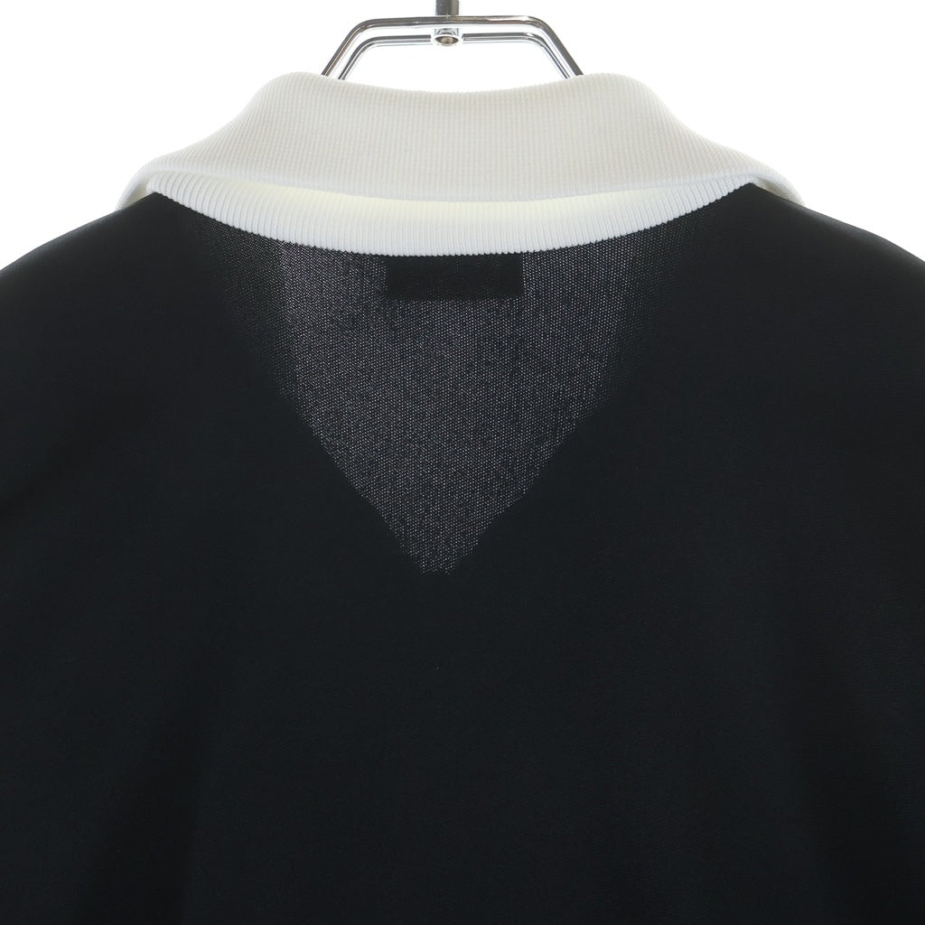 CELINE(セリーヌ) トラックスーツ トリオンフロゴ刺繍 ダブルフェイスジャージー ジップアップ ジャケット ブラック RV18L121O.38AW レディース