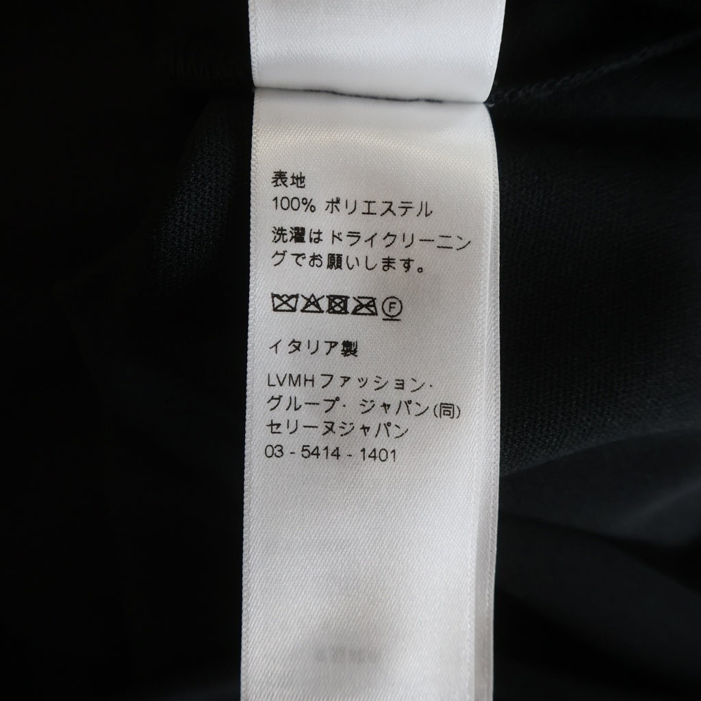 CELINE(セリーヌ) トラックスーツ トリオンフロゴ刺繍 ダブルフェイスジャージー ジップアップ ジャケット ブラック RV18L121O.38AW レディース