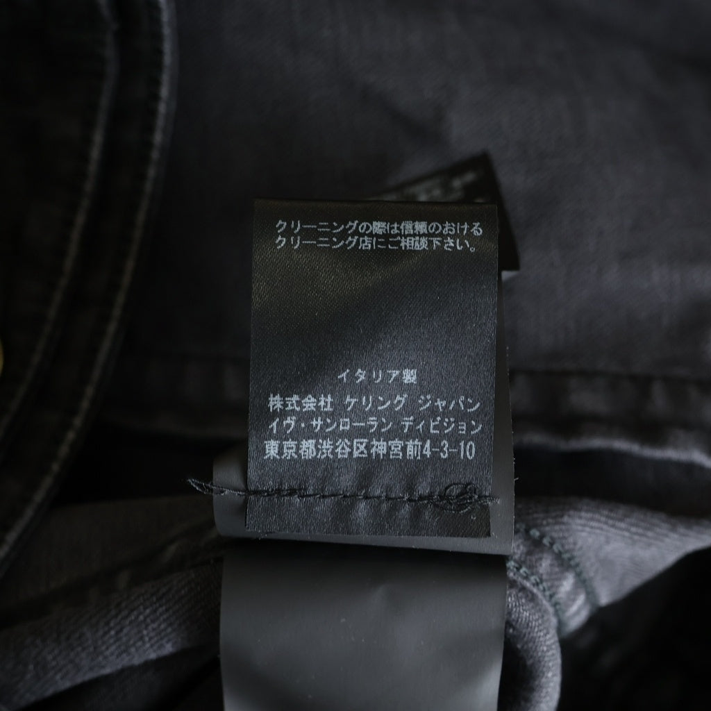 SAINT LAURENT PARIS(サンローランパリ) デニム トラッカージャケット ブラック 597064