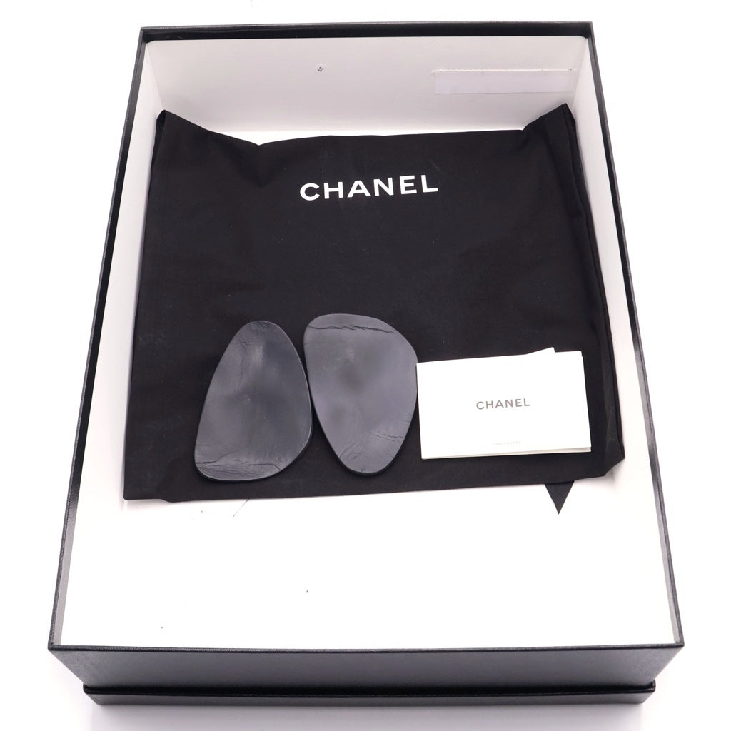 CHANEL(シャネル) 25AW ショート ブーツ シアリング ラムスキン ボア バックロゴ ブラック G46636 レディース