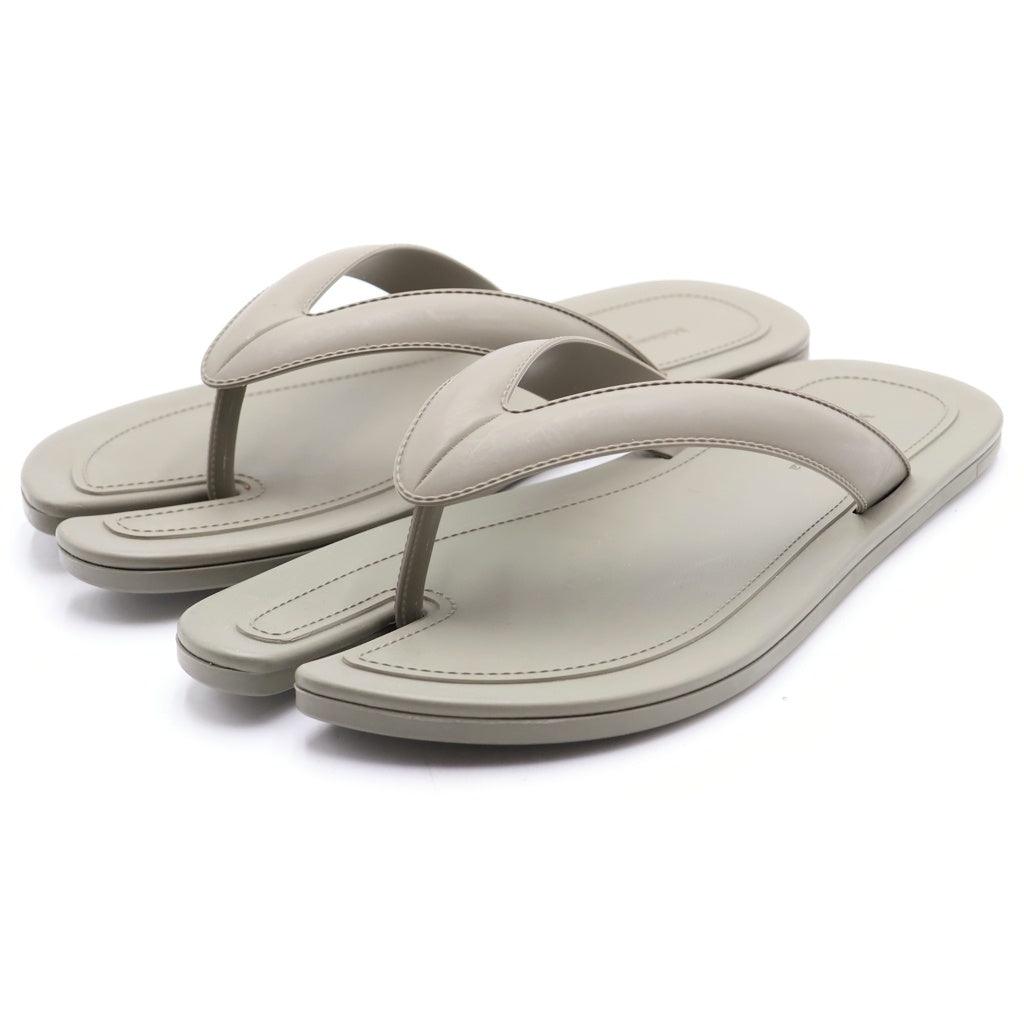 MM6 Maison Margiela(エムエムシックスメゾンマルジェラ) タビ ラバー ビーチ フラットサンダル シューズ グレー レディース