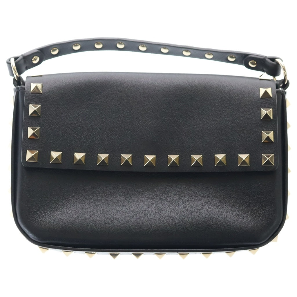 VALENTINO(ヴァレンティノ) ロックスター ロックスタッズ ミニバッグ ショルダーバッグ レザー ゴールド金具 レディース