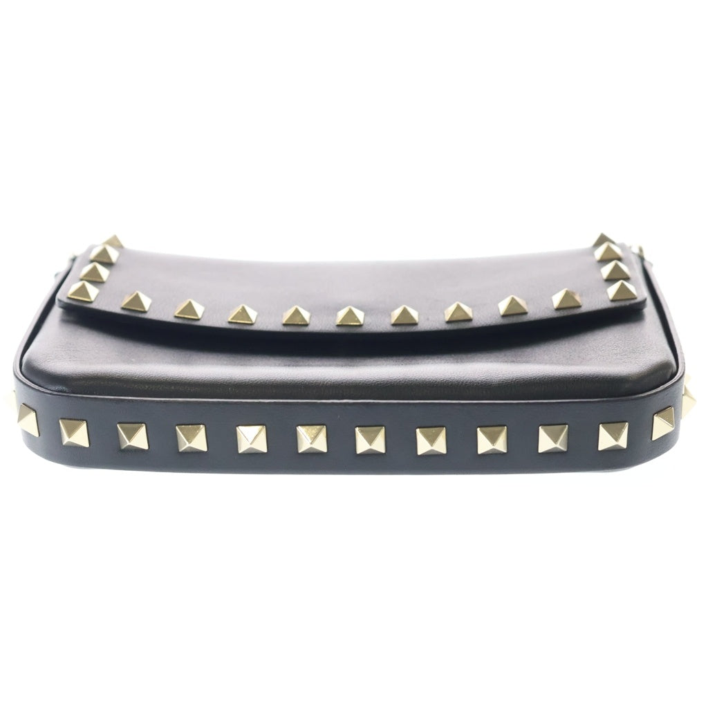 VALENTINO(ヴァレンティノ) ロックスター ロックスタッズ ミニバッグ ショルダーバッグ レザー ゴールド金具 レディース