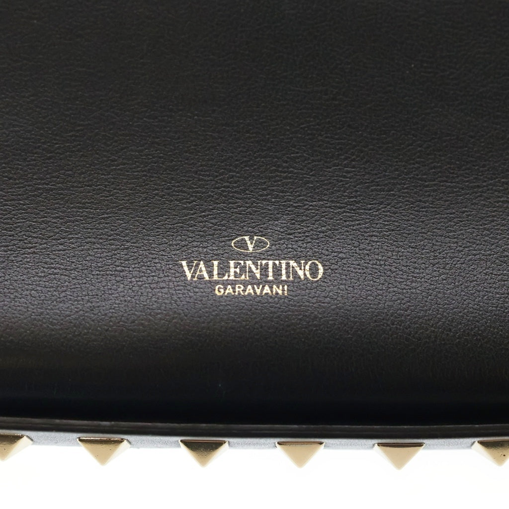 VALENTINO(ヴァレンティノ) ロックスター ロックスタッズ ミニバッグ ショルダーバッグ レザー ゴールド金具 レディース