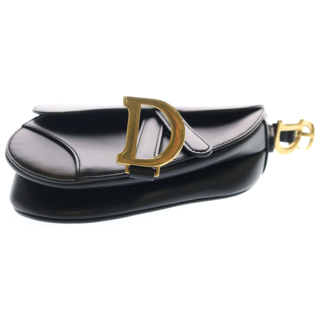 Christian Dior(クリスチャンディオール) Saddle サドルバッグ ミニ ハンドバッグ ブラック レディース