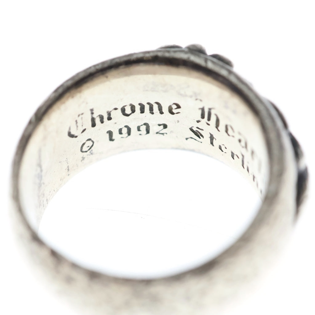 CHROME HEARTS(クロムハーツ) FLRL CRS フローラルクロス リング シルバー BCA346
