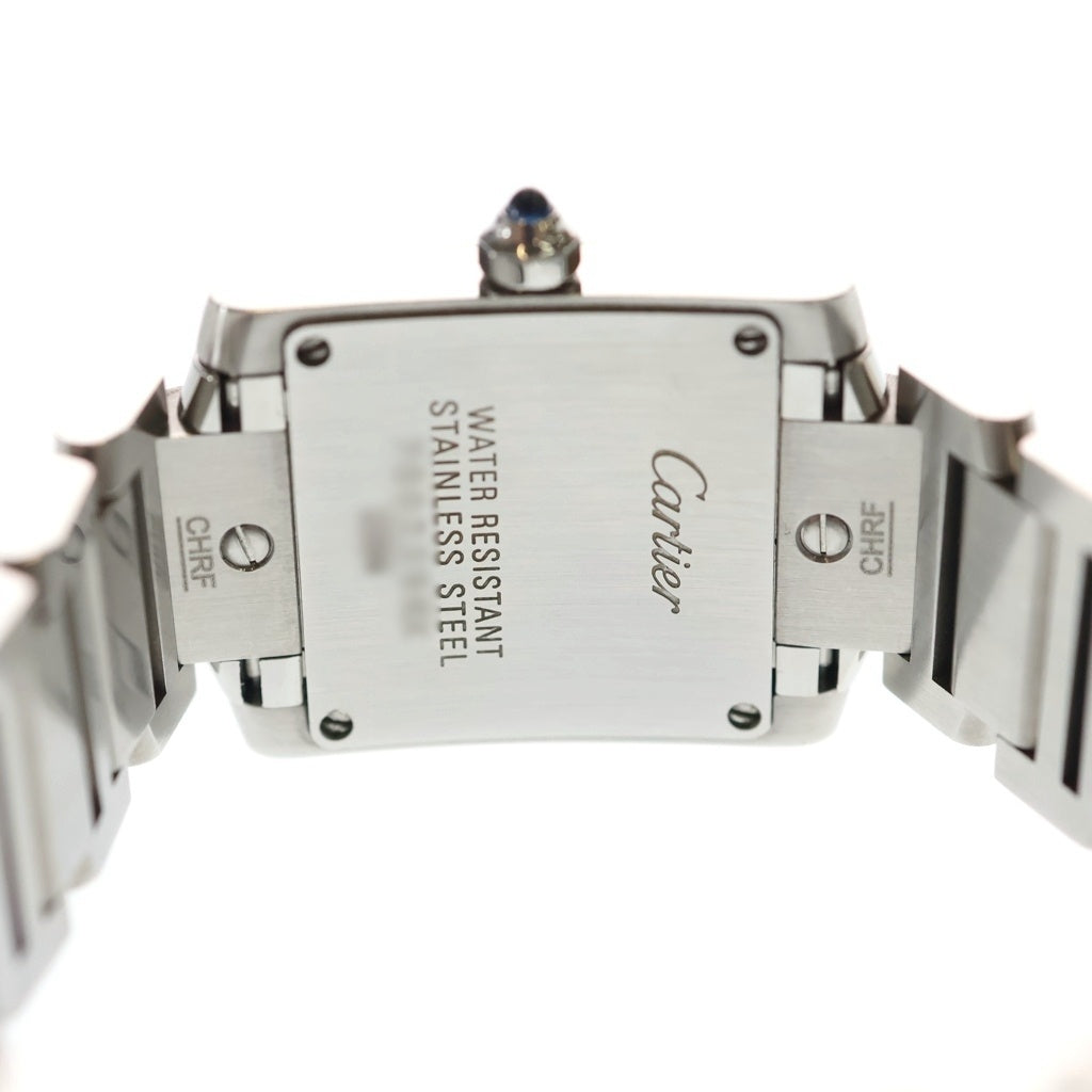 Cartier(カルティエ) タンクフランセーズSM SS/QZ ステンレス クォーツ クオーツ 腕時計 W51008Q3 白文字盤 レディース