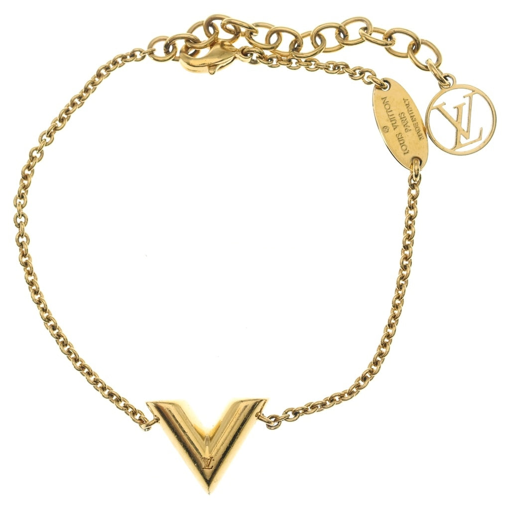 LOUIS VUITTON(ルイヴィトン) ブラスレ エセンシャルV ブレスレット ゴールド GP M61084 レディース