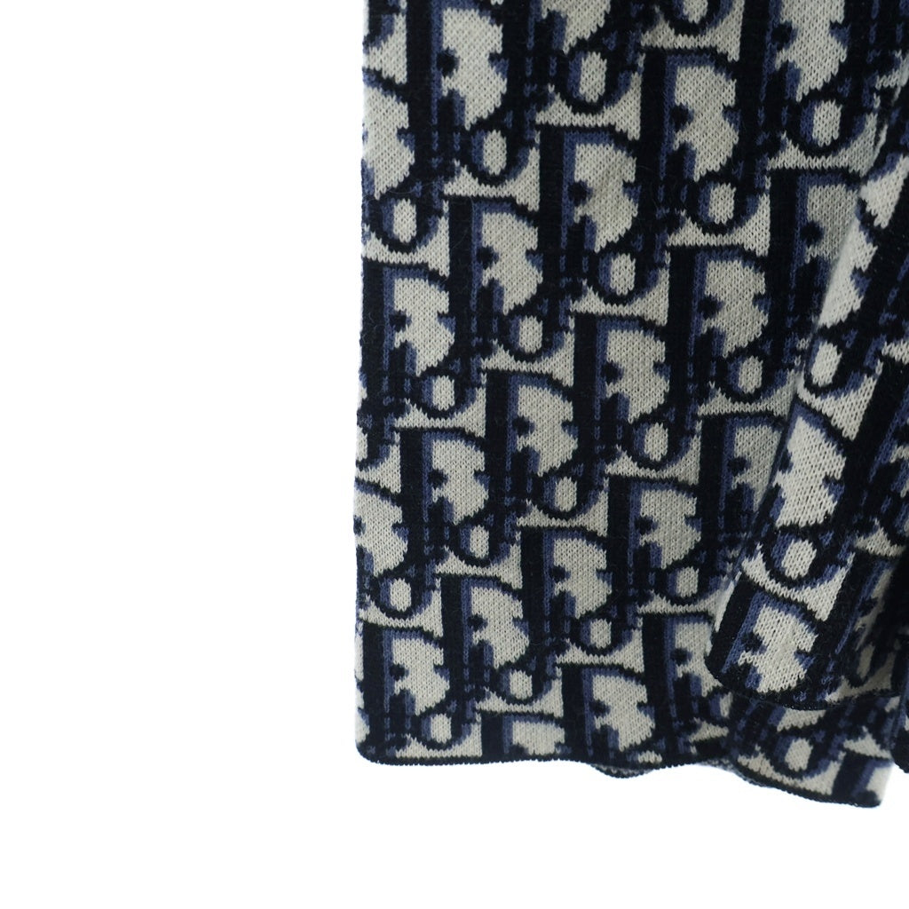Christian Dior MONSIEUR(クリスチャンディオールムッシュ) オブリーク コットンジャカード オーバーシャツ ネイビー #XS レディース