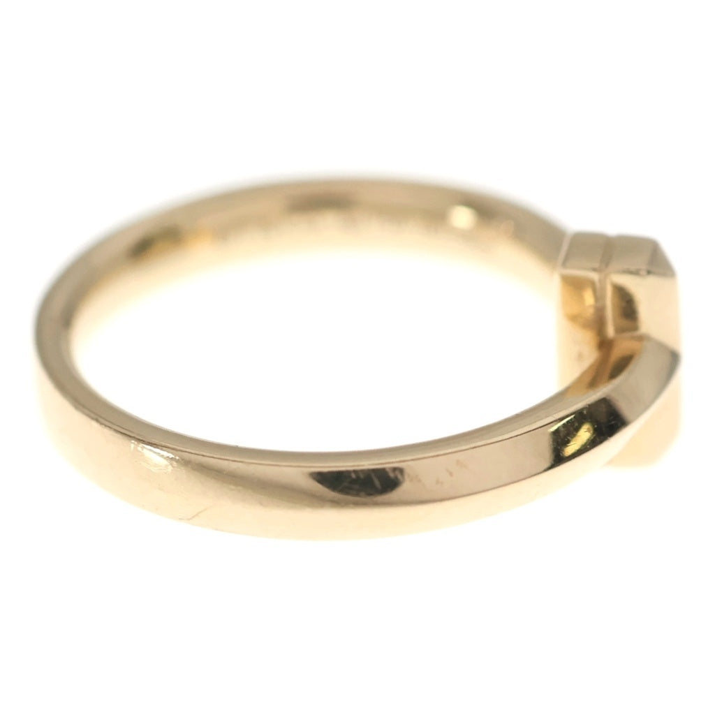 TIFFANY & Co.(ティファニー) Tワン ナロー ダイヤ リング Au750 K18 PG ピンクゴールド 0.08ct レディース