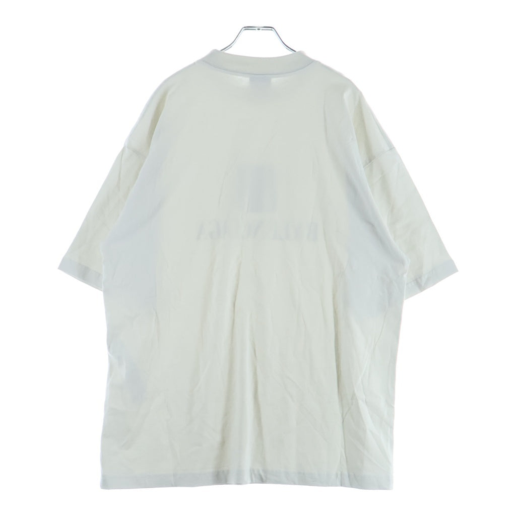BALENCIAGA(バレンシアガ) フロントロゴプリントTシャツ アイボリー #M