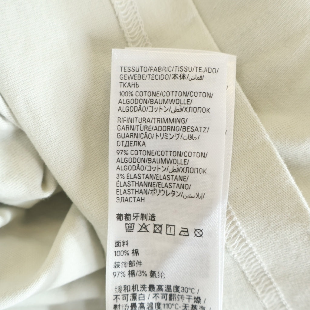 BALENCIAGA(バレンシアガ) フロントロゴプリントTシャツ アイボリー #M