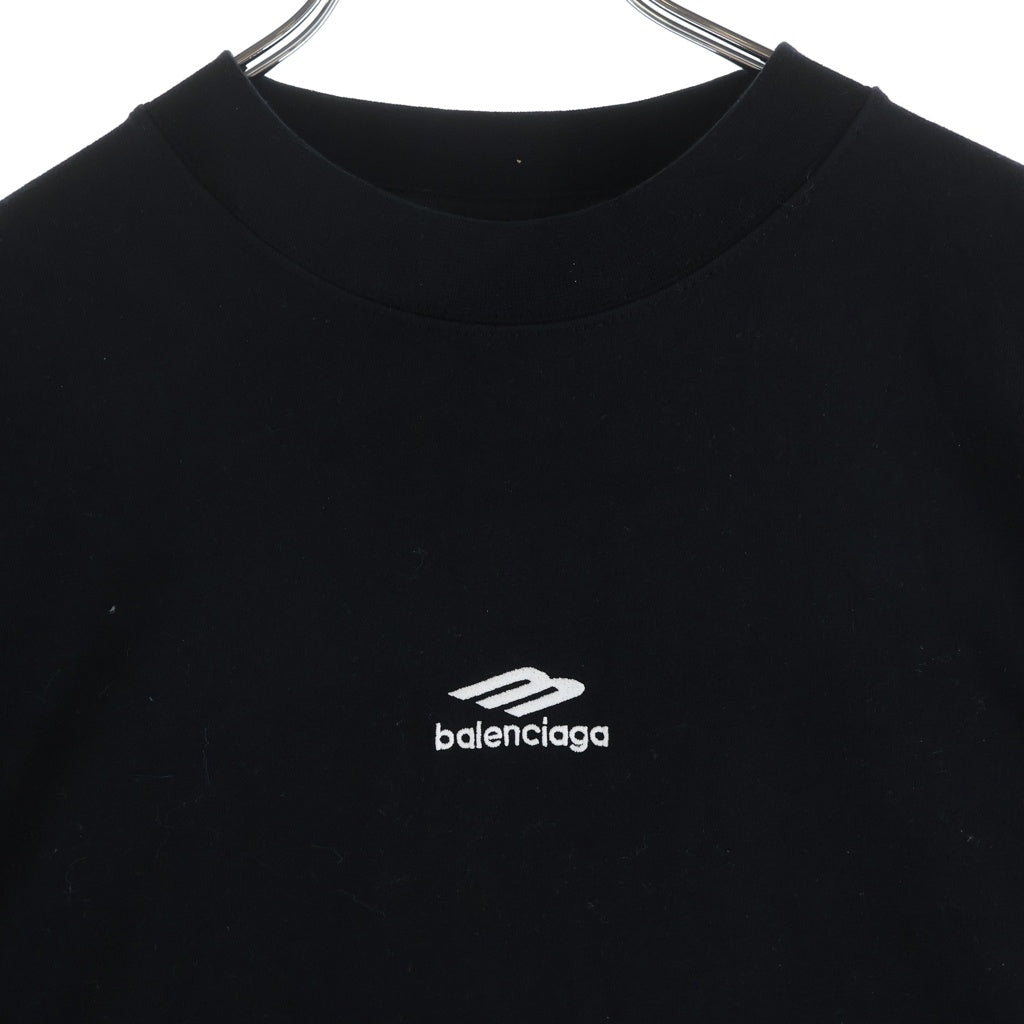 BALENCIAGA(バレンシアガ) SKI ロゴプリント クルーネック 半袖シャツ ブラック #M