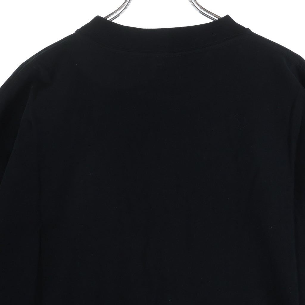 BALENCIAGA(バレンシアガ) SKI ロゴプリント クルーネック 半袖シャツ ブラック #M