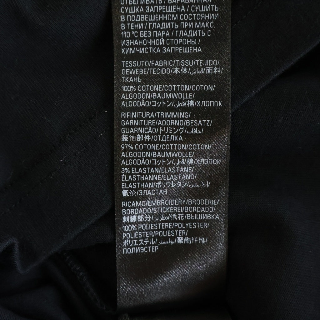 BALENCIAGA(バレンシアガ) SKI ロゴプリント クルーネック 半袖シャツ ブラック #M