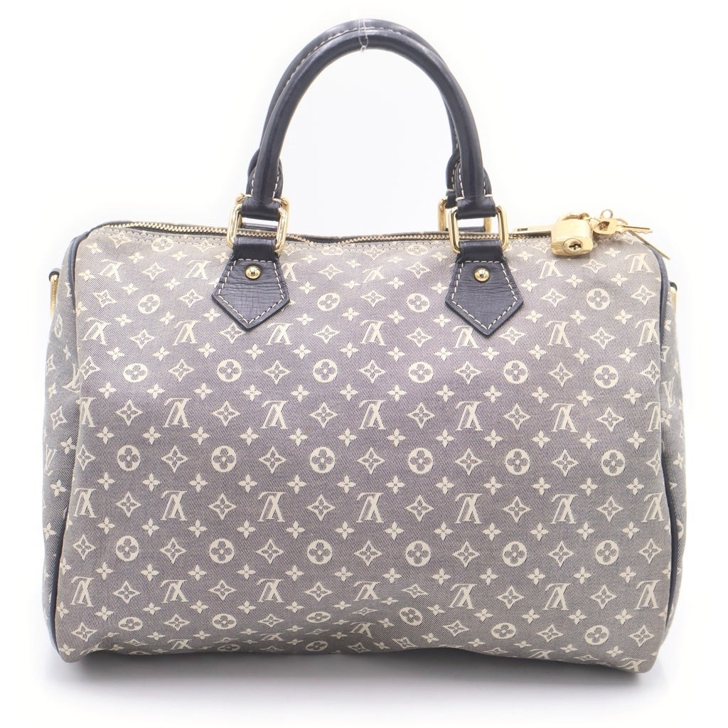LOUIS VUITTON(ルイヴィトン) モノグラムミニラン スピーディバンドリエール30 2WAYバッグ ハンドバッグ ボストンバッグ ショルダーバッグ レザー×キャンバス M56703 ゴールド金具 レディース