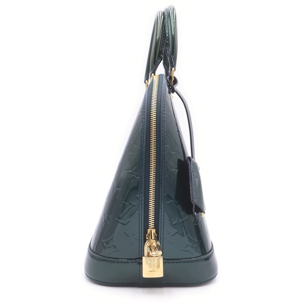 LOUIS VUITTON モノグラム ハンドバッグ LOUIS VUITTON(ルイヴィトン) モノグラム ヴェルニ アルマPM ブルー
