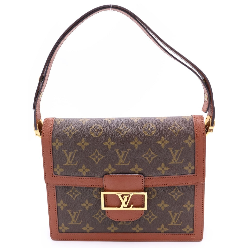 LOUIS VUITTON(ルイヴィトン) モノグラム サックドーフィーヌ PVC レザー ショルダーバッグ トートバッグ M51410 ブラウン レディース