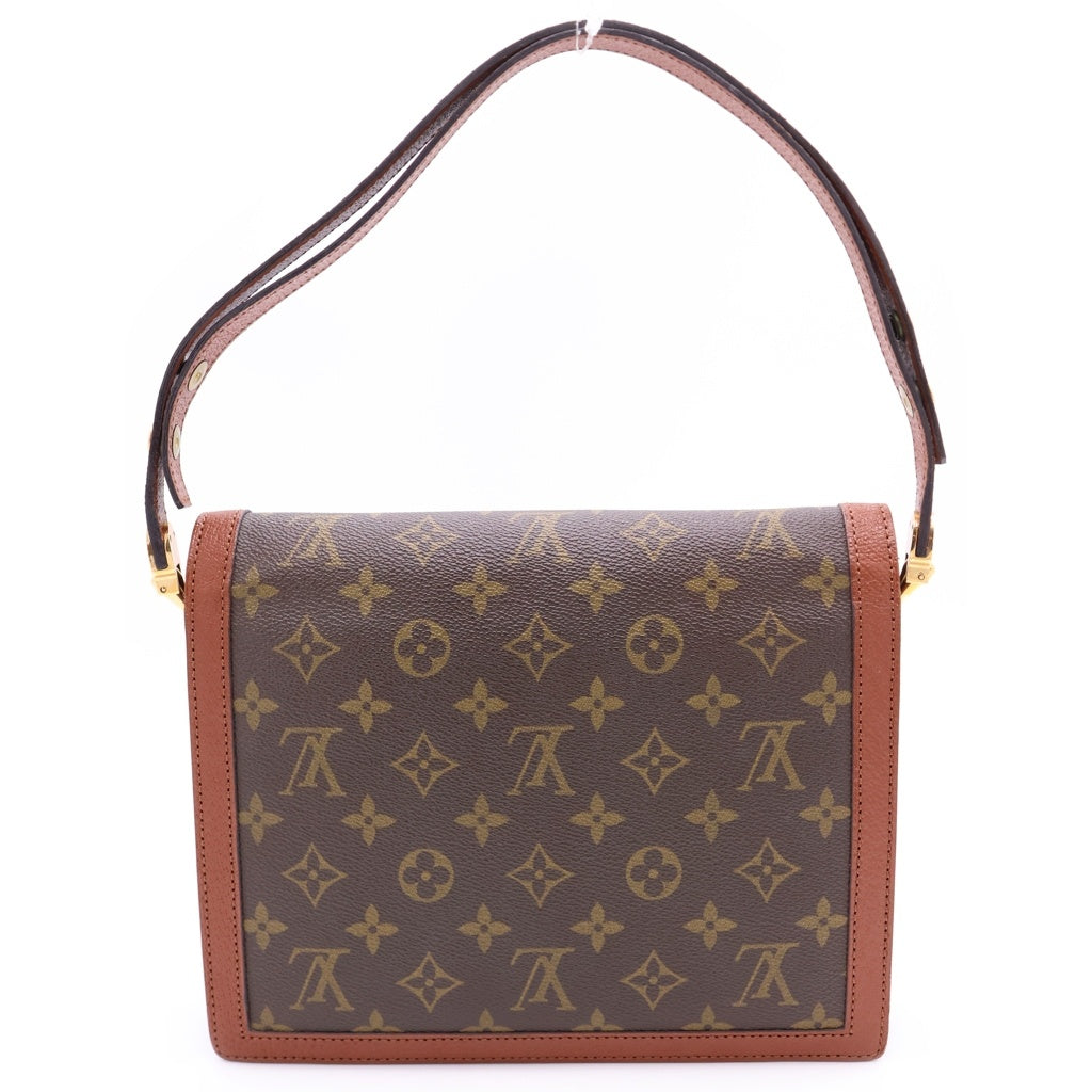 LOUIS VUITTON(ルイヴィトン) モノグラム サックドーフィーヌ PVC レザー ショルダーバッグ トートバッグ M51410 ブラウン レディース