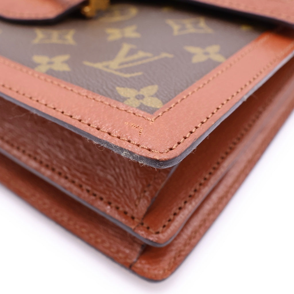 LOUIS VUITTON(ルイヴィトン) モノグラム サックドーフィーヌ PVC レザー ショルダーバッグ トートバッグ M51410 ブラウン レディース
