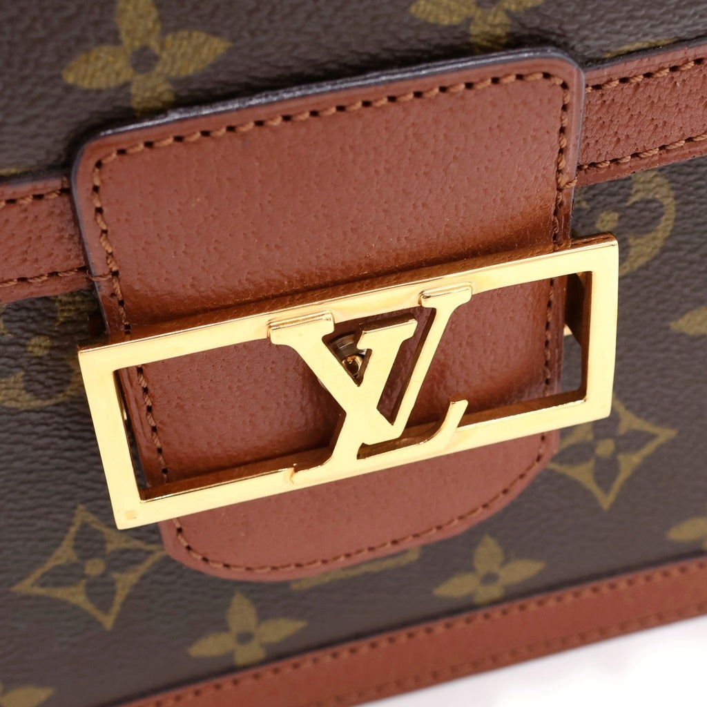 LOUIS VUITTON(ルイヴィトン) モノグラム サックドーフィーヌ PVC レザー ショルダーバッグ トートバッグ M51410 ブラウン レディース
