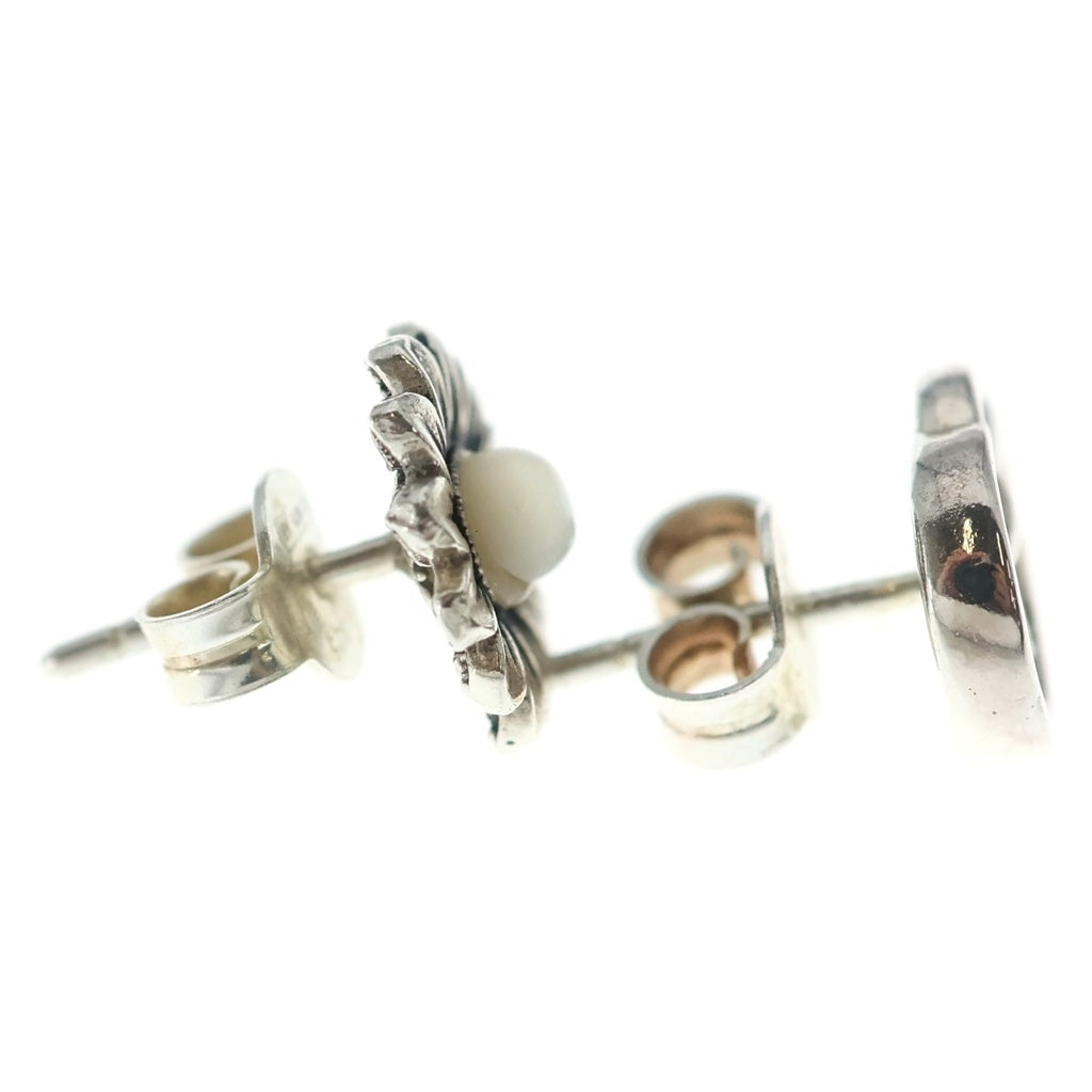 GUCCI(グッチ) ダブルG フラワー スタッズ ピアス Ag925 シルバー 527344