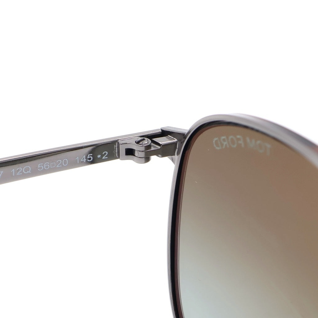 TOM FORD(トムフォード) JAKE TF827 サングラス アイウェア メガネ 眼鏡 カラーレンズ ティアドロップ シルバー