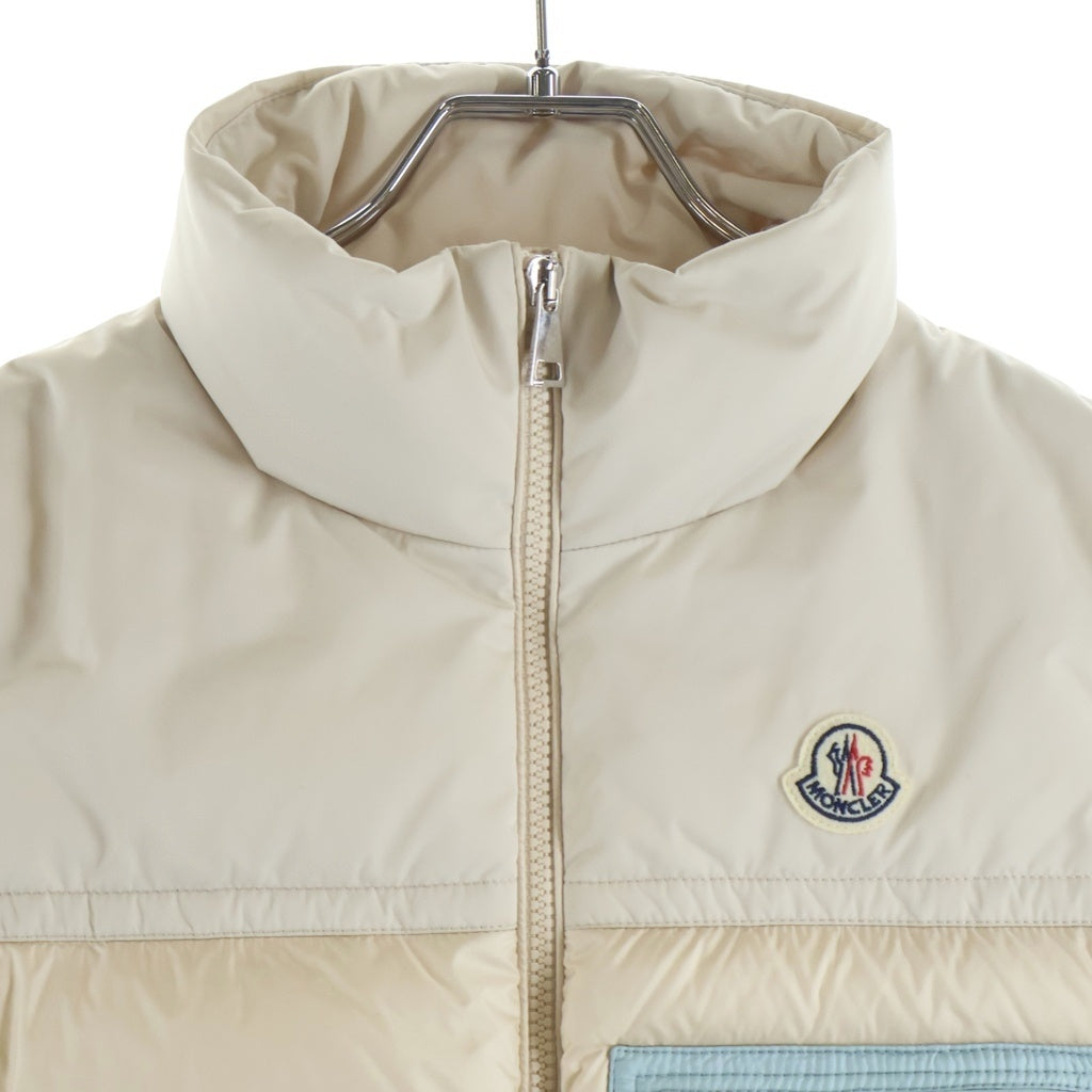 MONCLER(モンクレール) ダウンベスト ライトブルー×アイボリー #12 19541A00017 53048 レディース