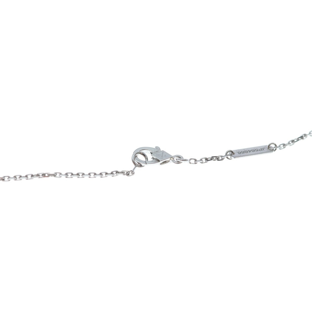 Van Cleef & Arpels(ヴァンクリーフアンドアーペル) ヴィンテージアルハンブラ マザーオブパール ネックレス K18WG ホワイトゴールド VCARF48700 レディース