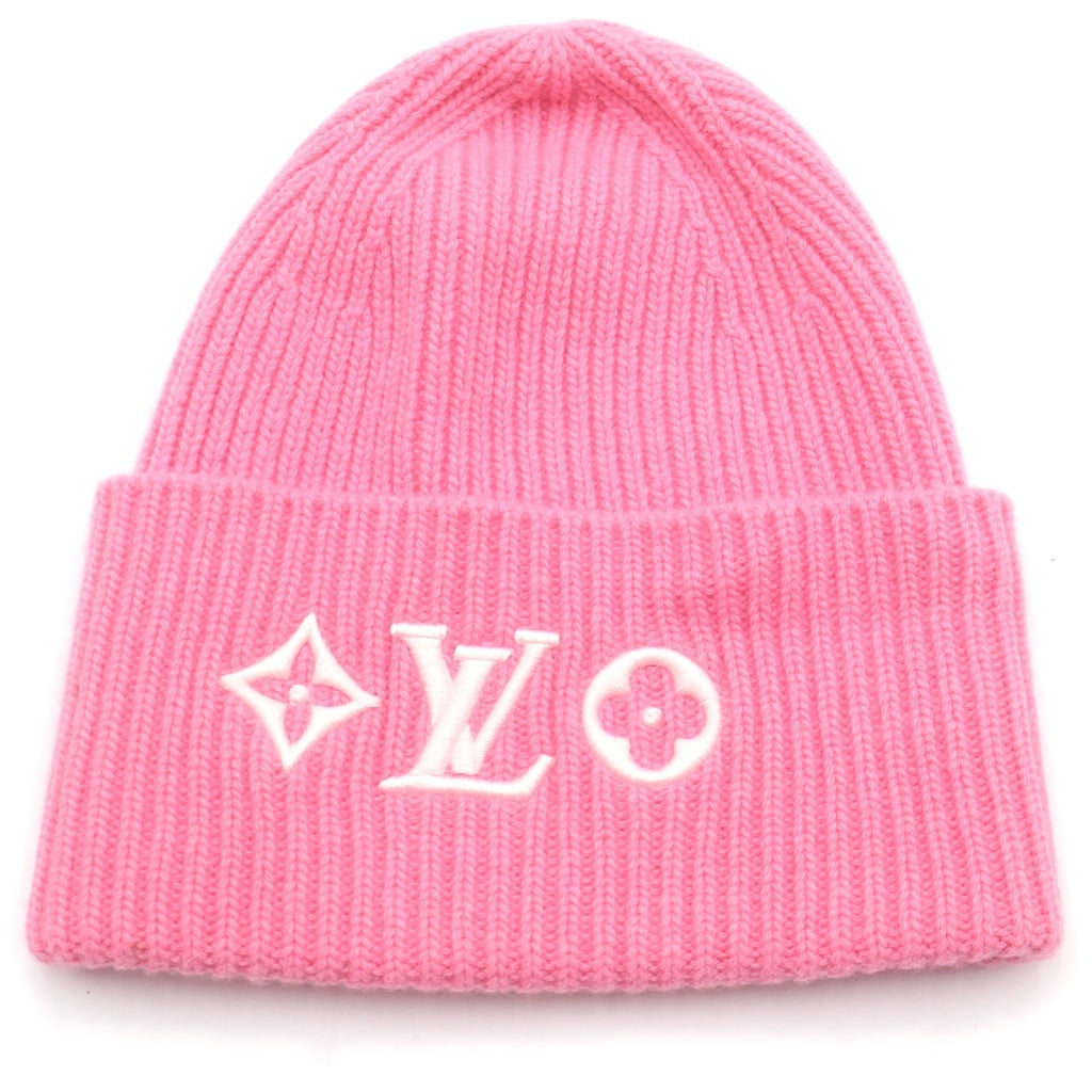 LOUIS VUITTON(ルイヴィトン) LV Headline Beanie LVヘッドライン ビーニー ニット帽 キャップ ピンク M78927 レディース