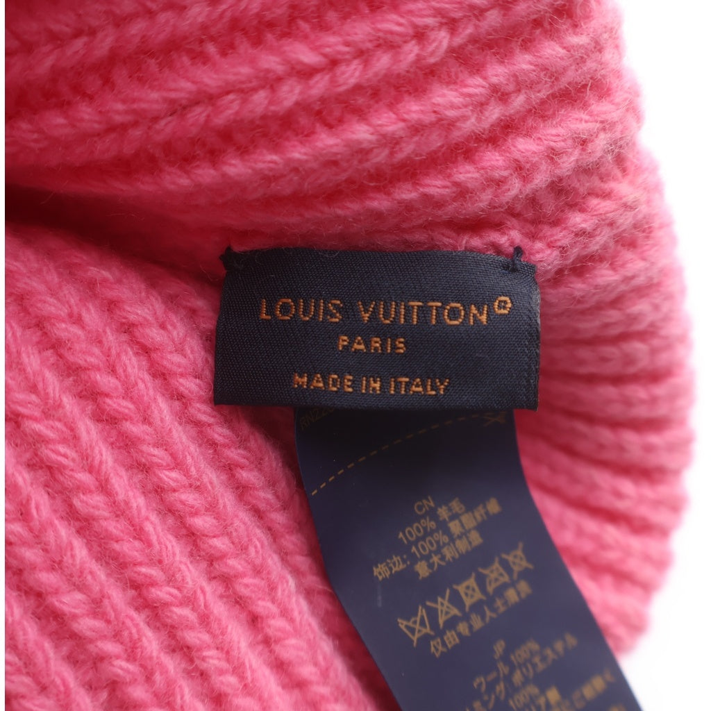 LOUIS VUITTON(ルイヴィトン) LV Headline Beanie LVヘッドライン ビーニー ニット帽 キャップ ピンク M78927 レディース