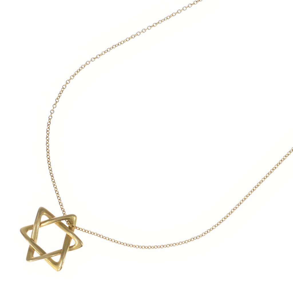 TIFFANY & Co.(ティファニー) エルサペレッティ スターオブダビデ ネックレス K18YG イエローゴールド レディース