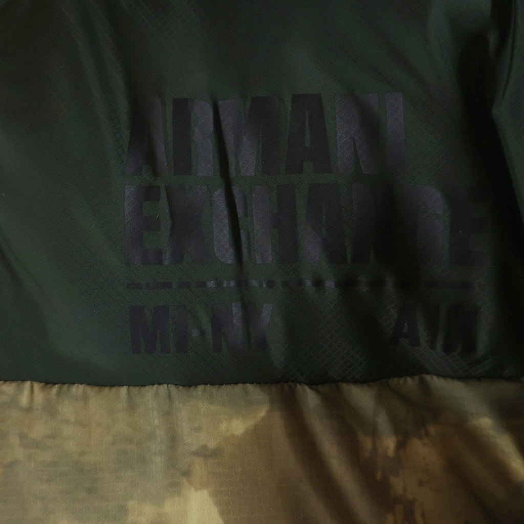 Armani Exchange(アルマーニ エクスチェンジ) カモフラージュ総柄パフィージャケット 6LZB22 ZNUQZ