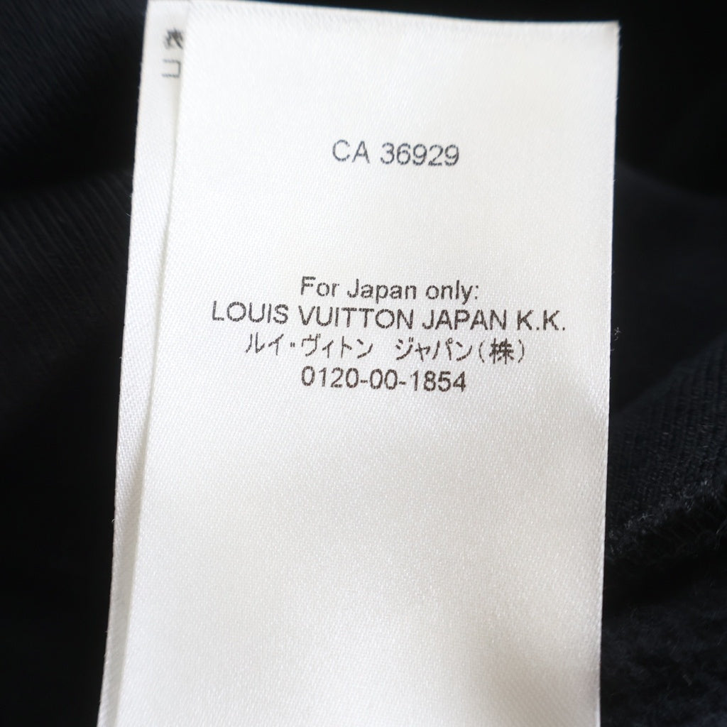LOUIS VUITTON(ルイヴィトン) 24SS グラデーションモノグラム エンブロイダリースウェット プルオーバー トレーナー ブラック/レッド RM241M IHN HQY31W