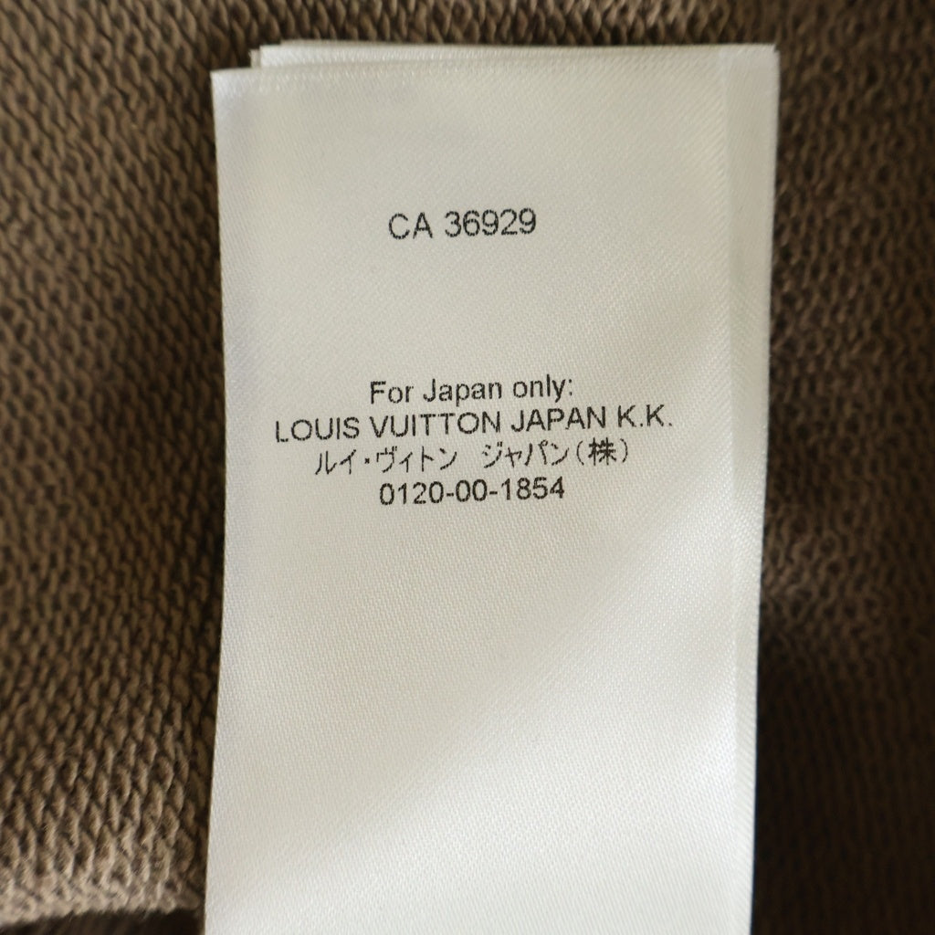 LOUIS VUITTON(ルイヴィトン) 25AW ロゴ エンブロイダリー 刺繍 クルーネック プルオーバー スウェット トレーナー ブラウン RM252MV FWC HTY09W