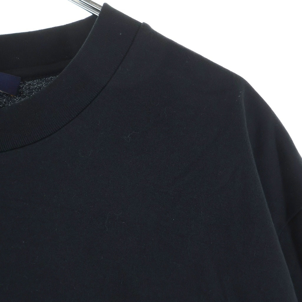 LOUIS VUITTON(ルイヴィトン) イリデセント LV バーズ ロゴプリントTシャツ カットソー コットン ブラック RM252MV