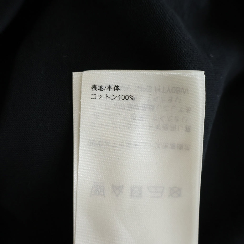 LOUIS VUITTON(ルイヴィトン) イリデセント LV バーズ ロゴプリントTシャツ カットソー コットン ブラック RM252MV