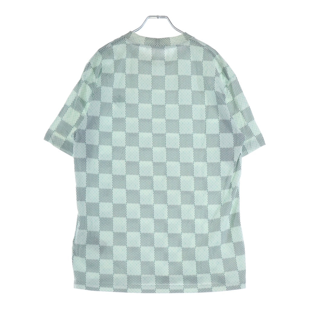 LOUIS VUITTON(ルイヴィトン) ダミエ モノグラムプリント クルーネック 半袖 Tシャツ カットソー ライトグリーン RM242MM NPG HRY10W