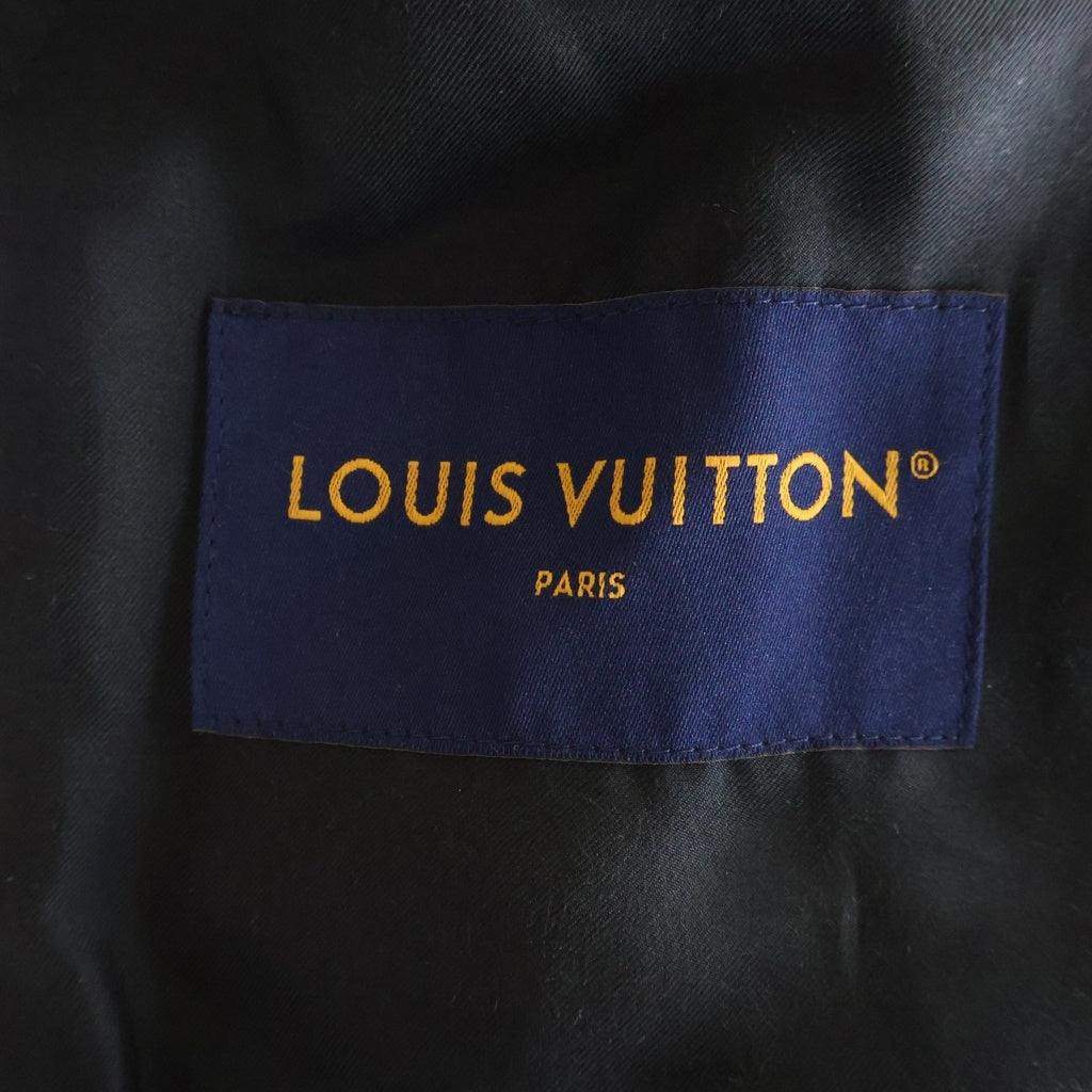 LOUIS VUITTON(ルイヴィトン) 24AW LV ウエスタン バイカラー サテン ボンバージャケット ブルゾン ホワイト/ブラック RM242M MDM HRB75E