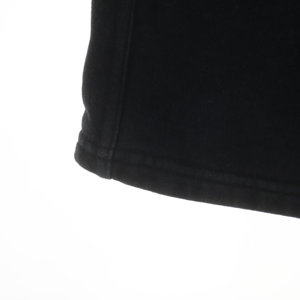 SAINT LAURENT PARIS(サンローランパリ) 23SS ロゴ刺繍 スウェット ショート ハーフ パンツ ショーツ ブラック 732762