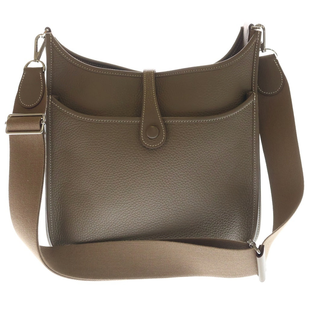 HERMES(エルメス) エブリンPM トリヨンクレマンス シルバー金具 ショルダーバッグ B刻印 エトゥープ レディース